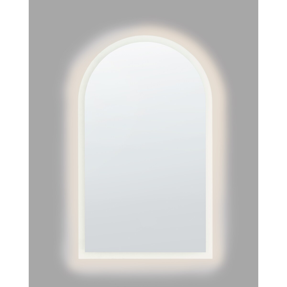 Lustro łazienkowe LED SUIN 60 cm 100 cm Zielony