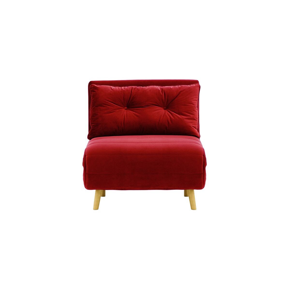 Fotel rozkładany Flic 77 cm-Velluto 7-like oak