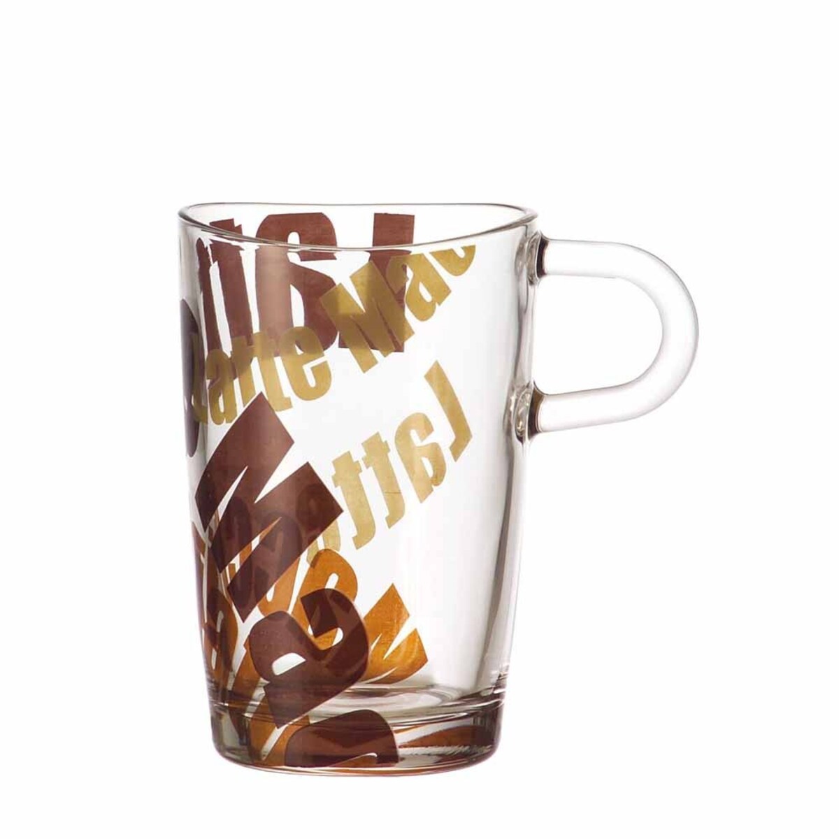 Kpl. 6 szklanek napis do latte 365ml LOOP