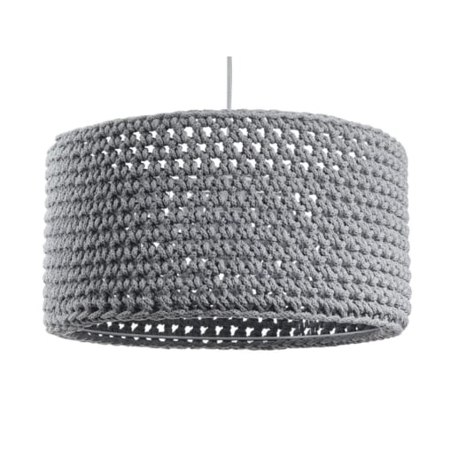 Lampa wisząca COTTON 40 szara