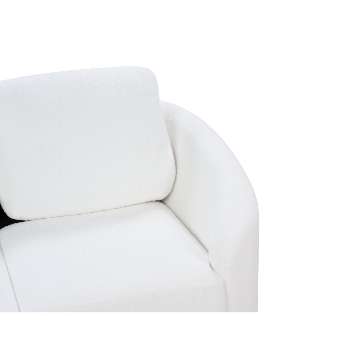 Sofa 3-osobowa boucle biała TROSA