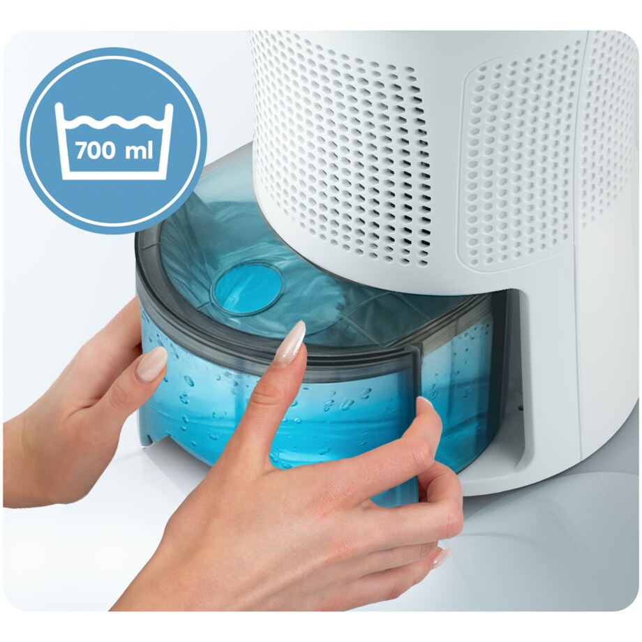 Osuszacz powietrza pochłaniacz wilgoci cichy 34db led 352700 Berdsen