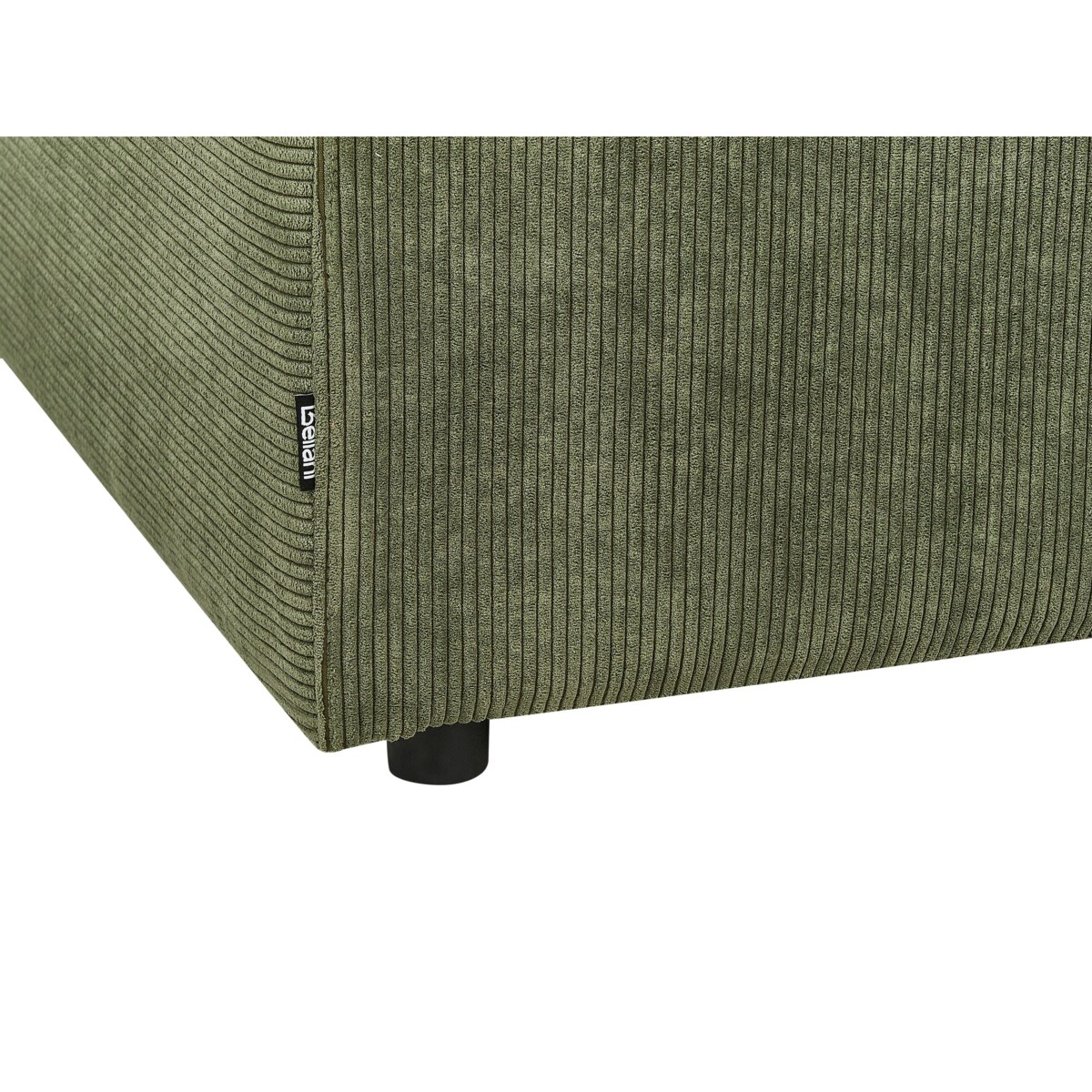 Otomana sztruksowa zielona FALSTERBO