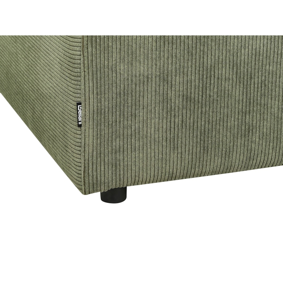 Otomana sztruksowa zielona FALSTERBO