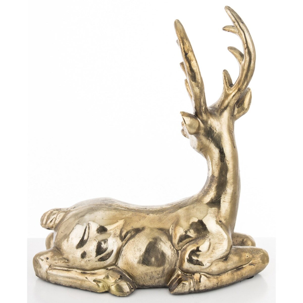 Renifer odpoczywający 26x34,5 cm PAYNAWA - II złoty