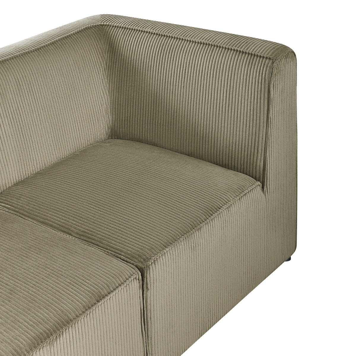 Sofa modułowa dla 2 osób LEMVIG Zielony Sztruks