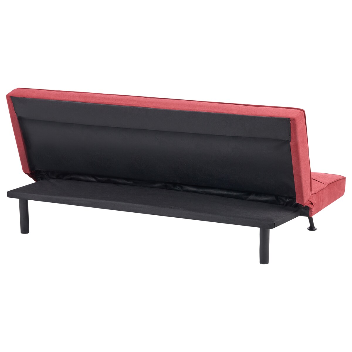 Sofa rozkładana dla 3 osób HASLE Czerwony