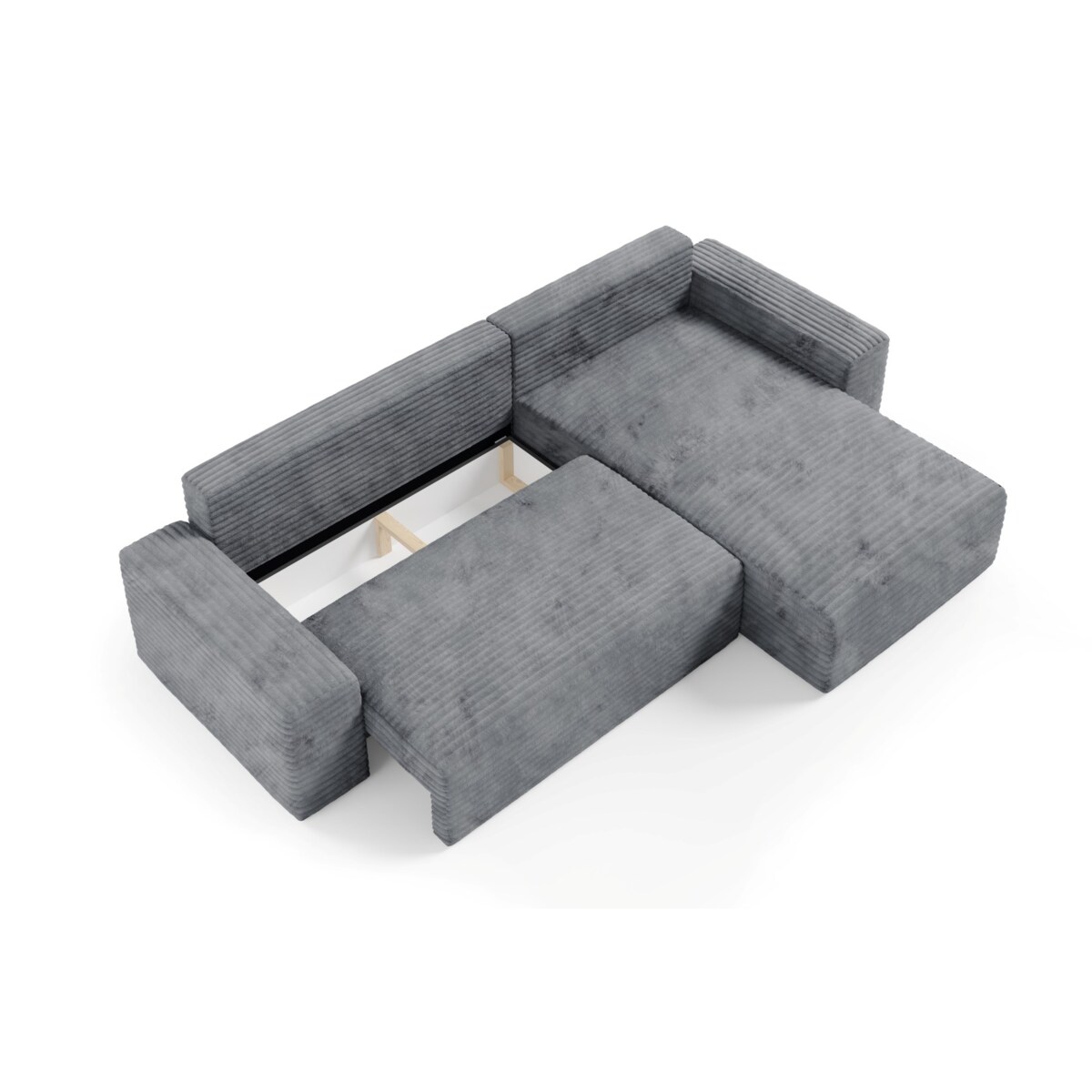 Narożnik COCO L z funkcją spania Kolor: TILIA 90