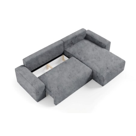 Narożnik COCO L z funkcją spania Kolor: TILIA 90