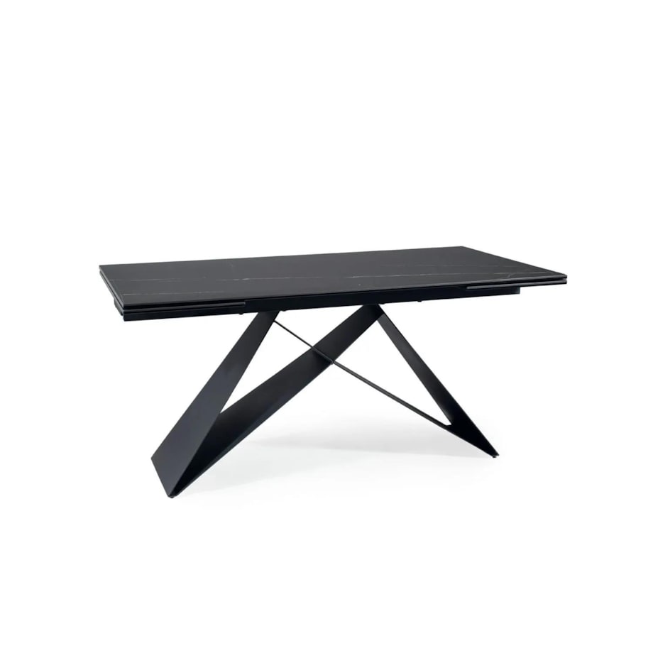 Stół rozkładany WESTIN CERAMIC 160(240)x90 czarny sahara noir