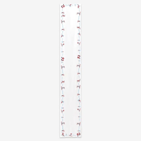 Bieżnik świąteczny - Narciarze - 40x250