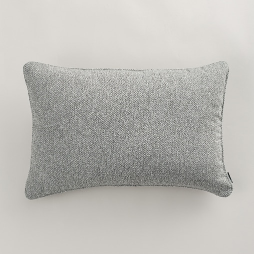 Poszewka Gabi na poduszkę prostokątna 60x40 szary melanż