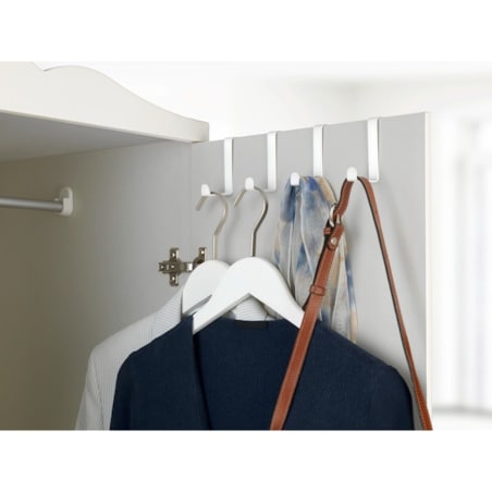 Wieszaki na drzwi, 4 sztuki, matowe, WENKO