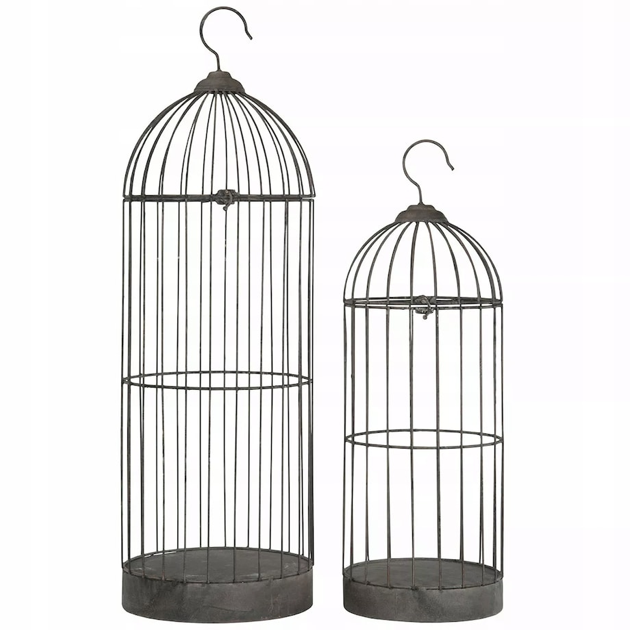 KWIETNIK KLATKA XL na rośliny kwiaty STYL LOFT metalowa /2/