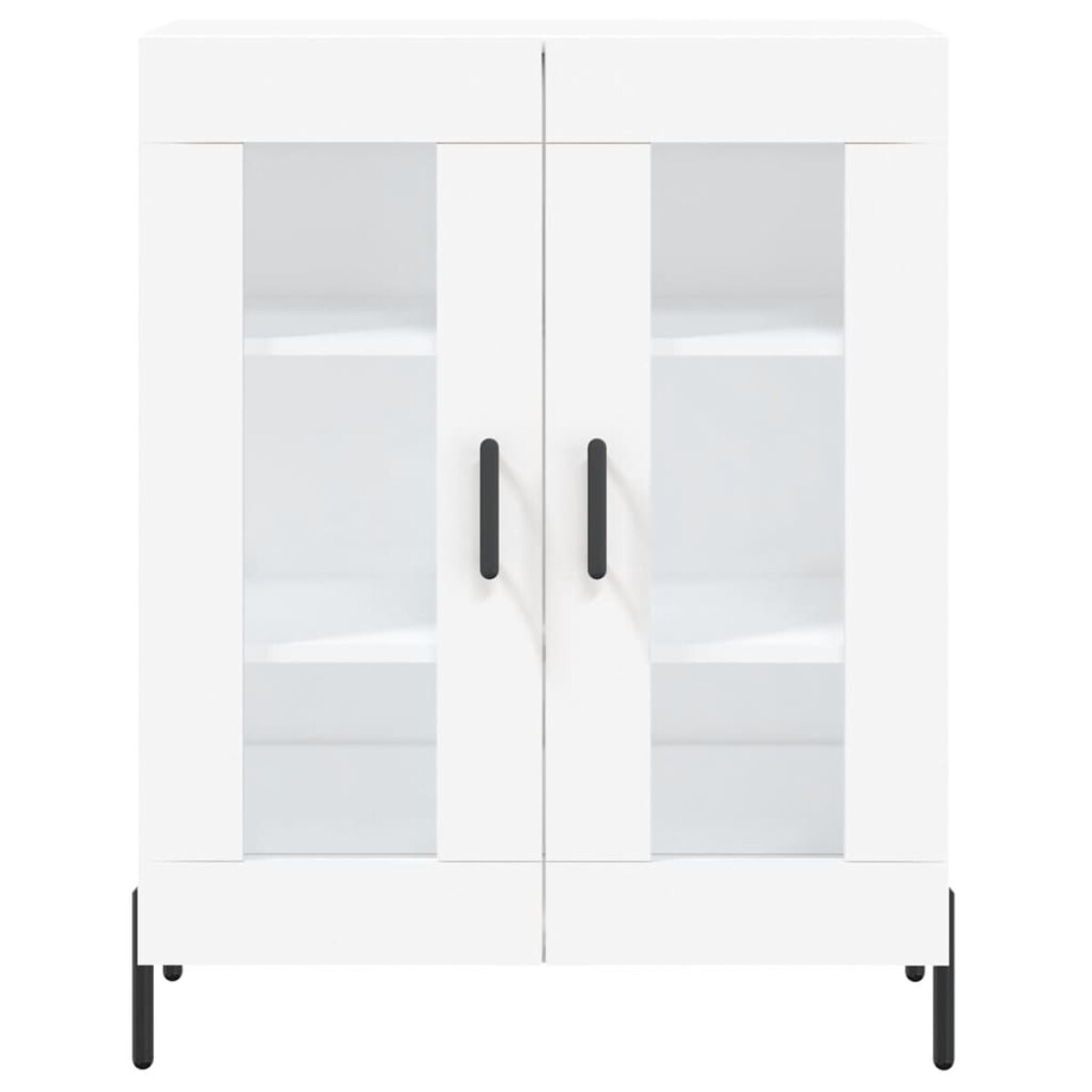 vidaXL Szafka, biała, 69,5x34x90 cm, materiał drewnopochodny