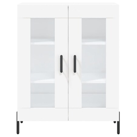 vidaXL Szafka, biała, 69,5x34x90 cm, materiał drewnopochodny