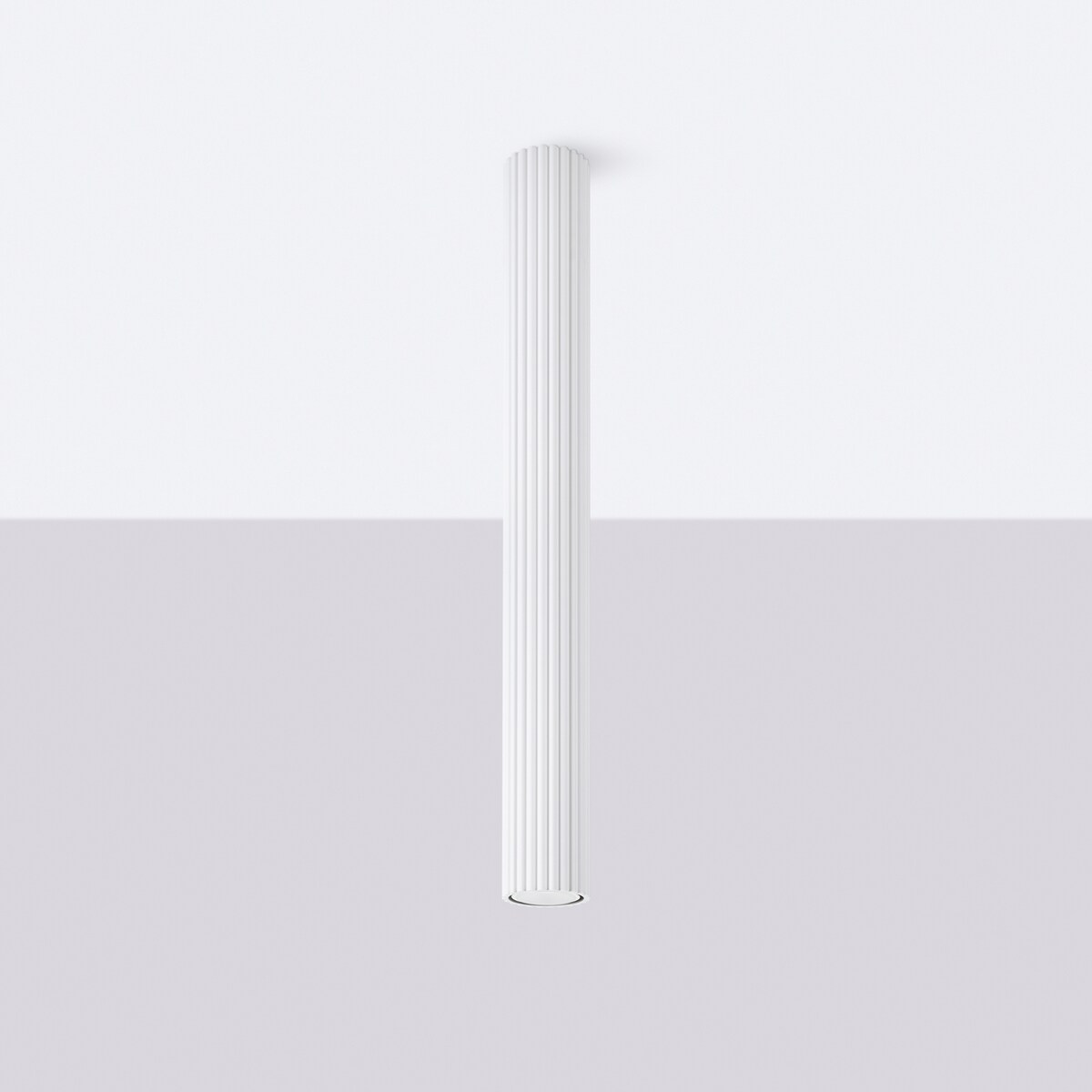 Plafon KARBON 60 biały