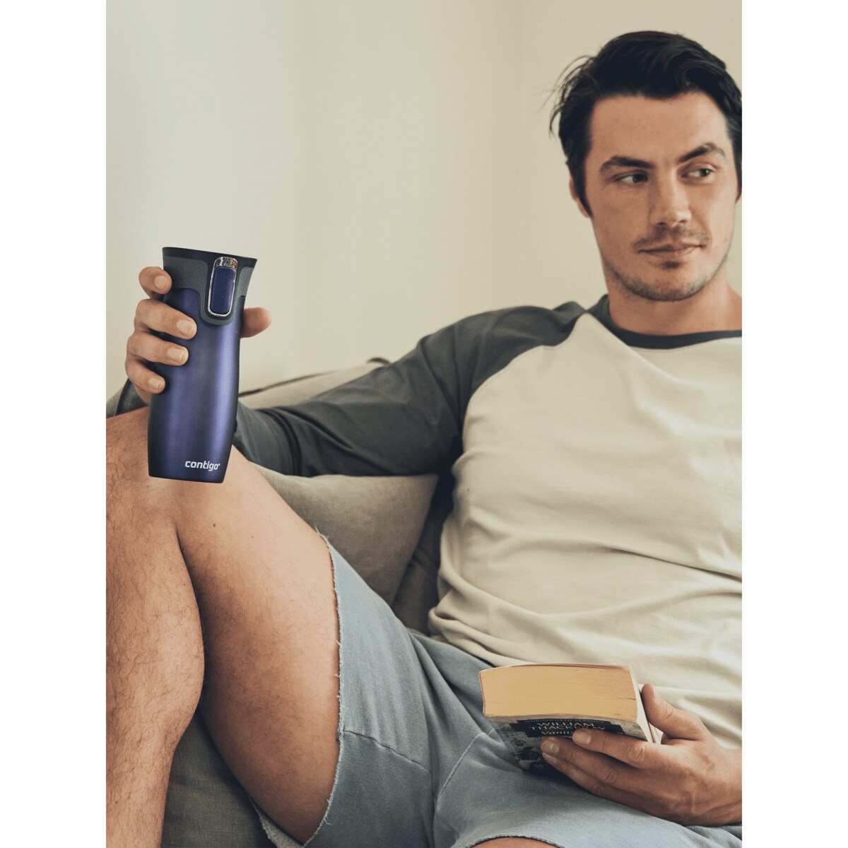 Kubek termiczny Contigo West Loop 2.0 470ml granat mat
