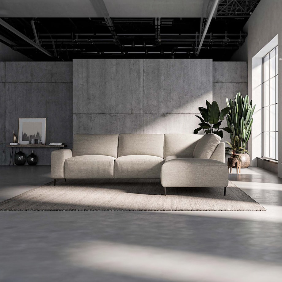 Tendo Sofa narożna - jasnoszara