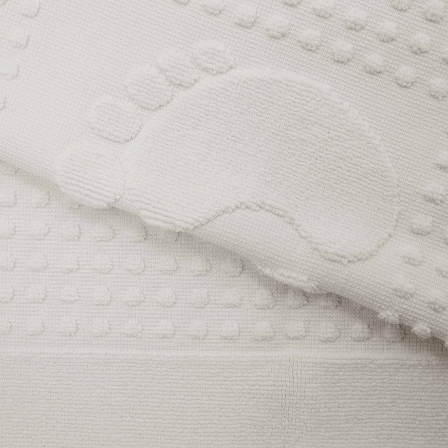 Dywanik łazienkowy 50x70 Stopki, 100% bawełna, kolor popiel