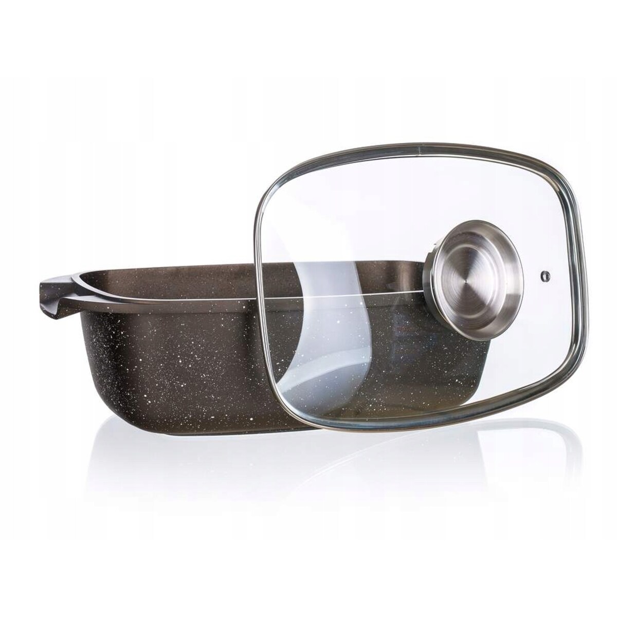 DUŻY GARNEK BRYTFANKA z dozownikiem 5,7L do gotowania pieczenia na prezent