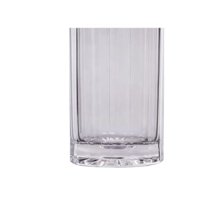 Wazon na kwiaty szklany 30 cm szary PERDIKI