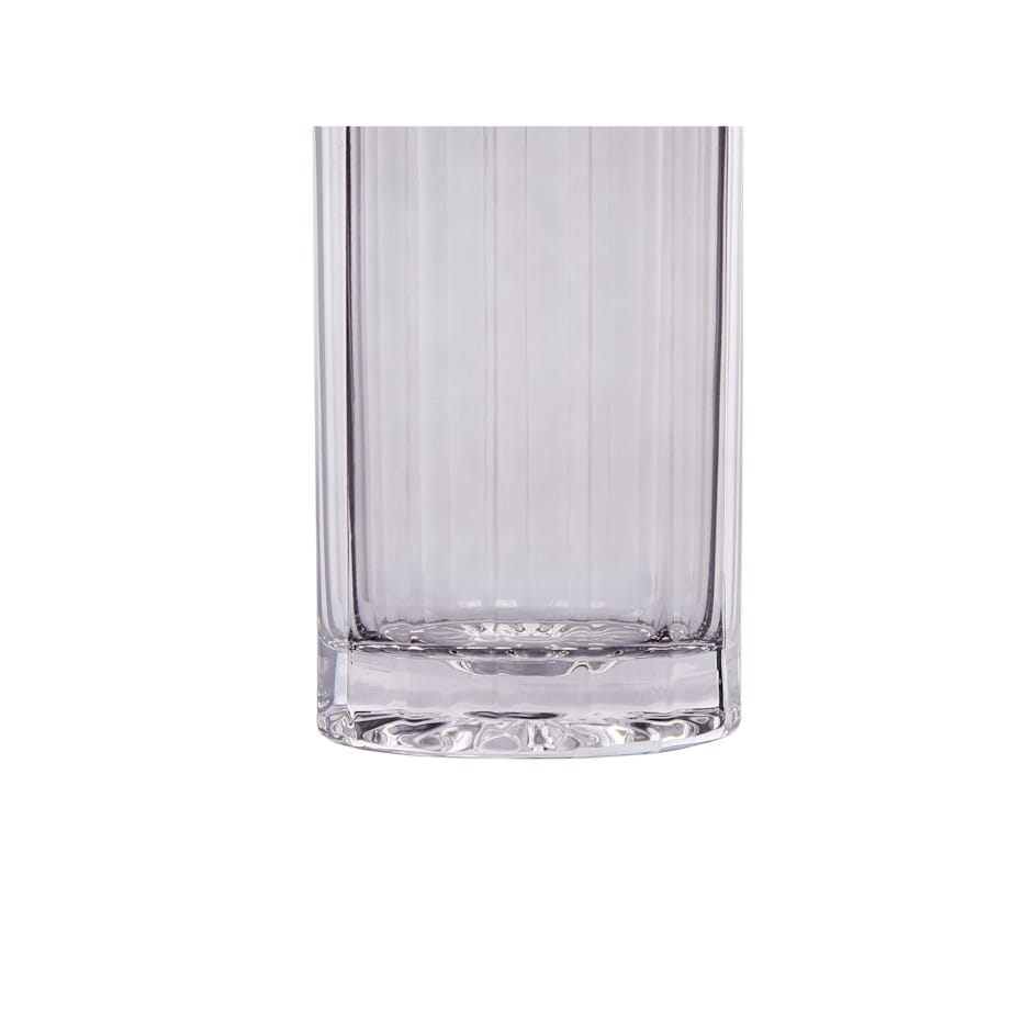 Wazon na kwiaty szklany 30 cm szary PERDIKI