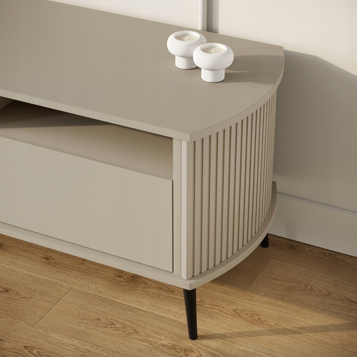 Szafka RTV KASZMIR Komoda Pod Telewizor Do Salonu JAPANDI VERLO 150cm