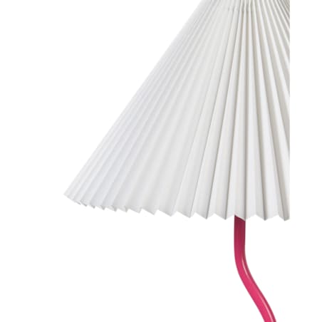 Lampa podłogowa metalowa różowa z białym JIKAWO