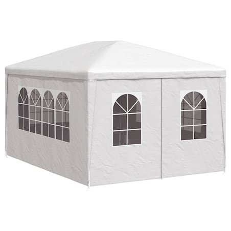 vidaXL Namiot imprezowy, 3 x 4 m, biały