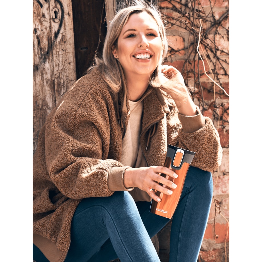 Kubek termiczny Contigo West Loop 2.0 470ml - pomarańczowy