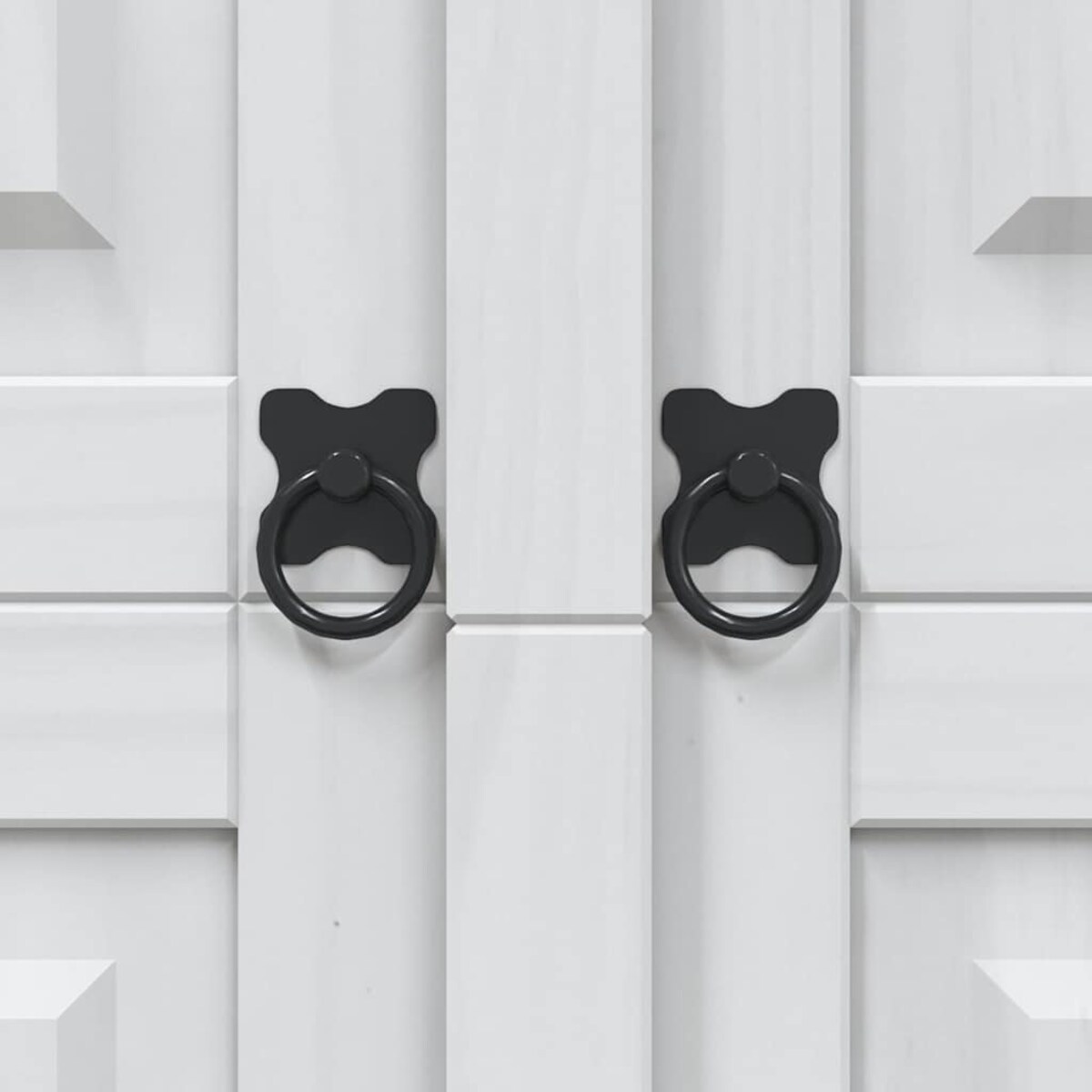 vidaXL Szafa sosnowa w meksykańskim stylu Corona, 3-drzwiowa, biała