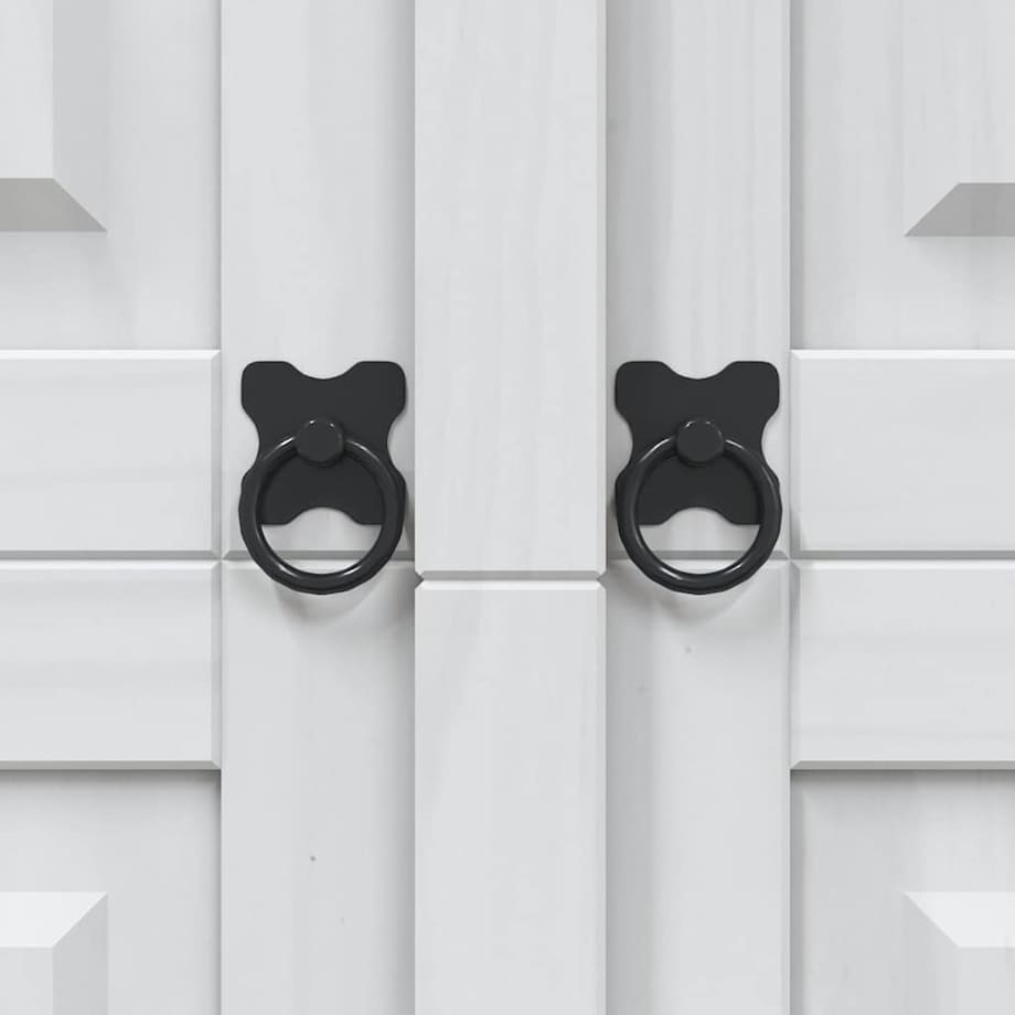 vidaXL Szafa sosnowa w meksykańskim stylu Corona, 3-drzwiowa, biała