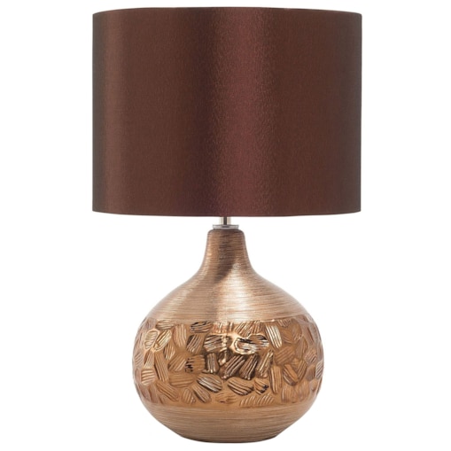 Lampka nocna porcelanowa brązowa YAKIMA