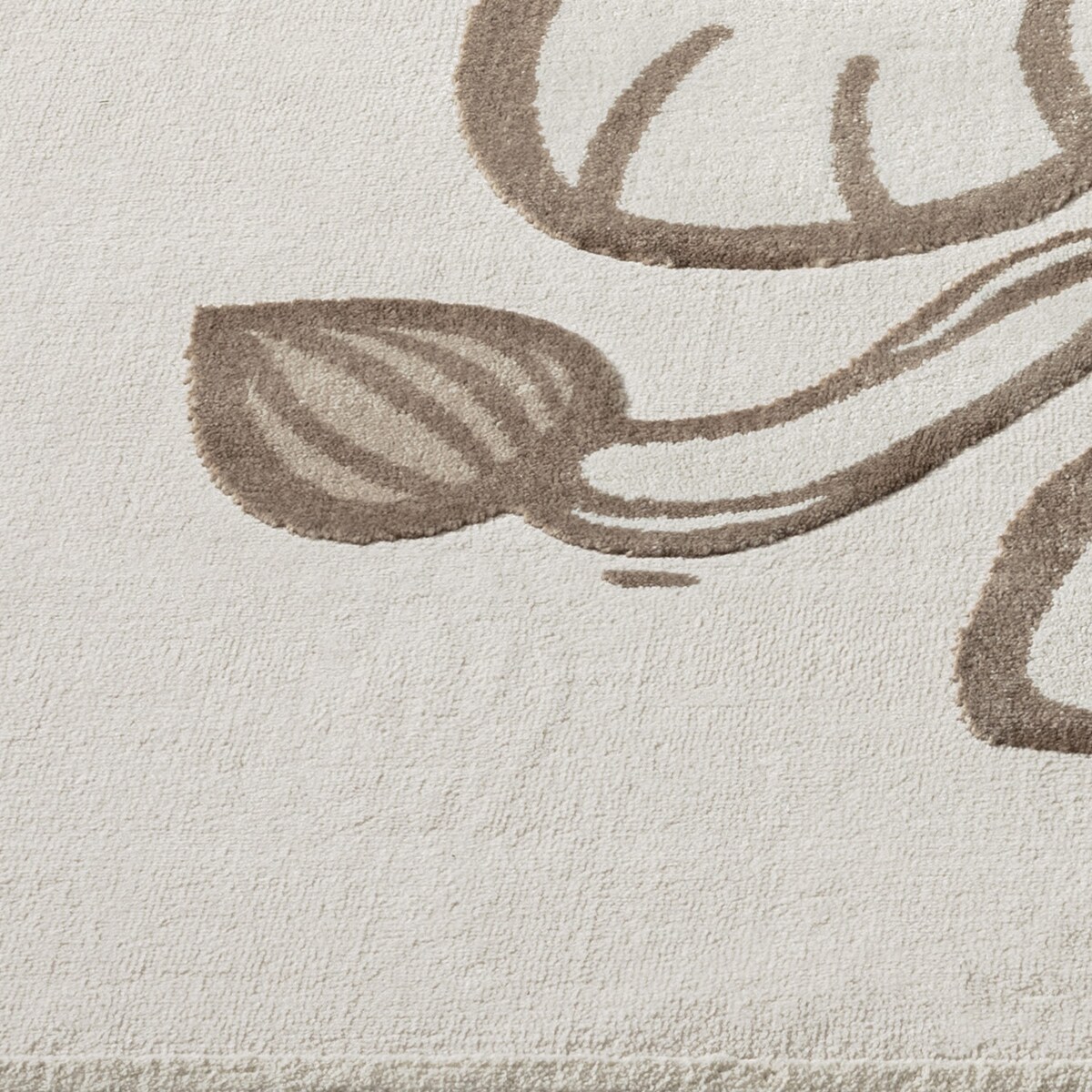 Dywan dziecięcy z uroczym motywem lwa Marva 7170 Krem Beż 120x160