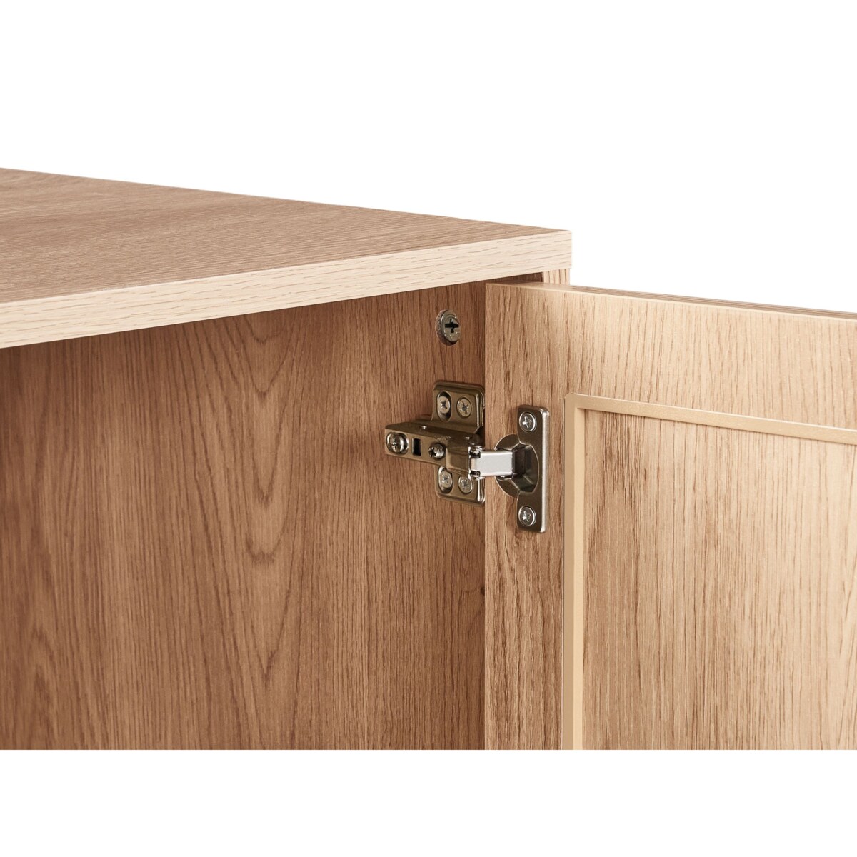 Szafka z półką na wino COSTELLO Jasnobrązowy