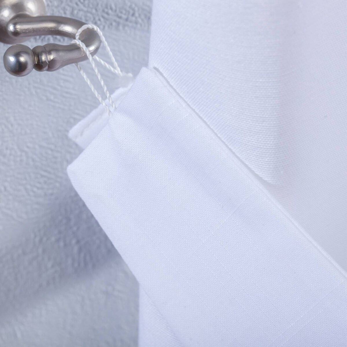 Podwiązka Victoria, prześwitujący biały, 12 x 70 cm, Romantica