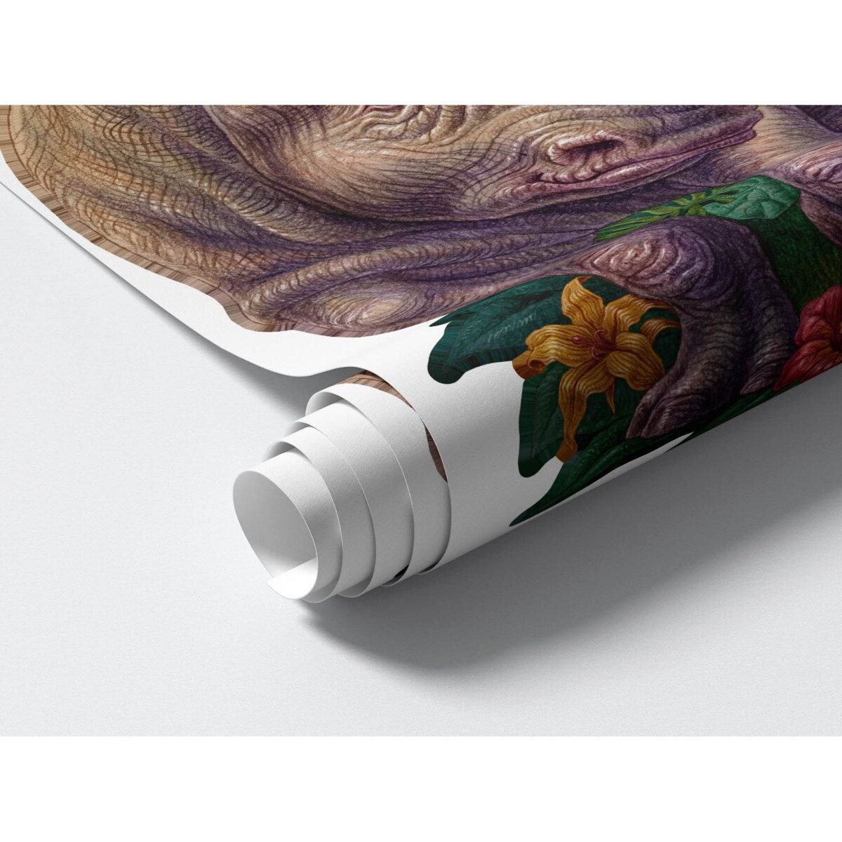 Zestaw naklejek na ścianę, Rysunkowe dzikie zwierzęta, 130cm