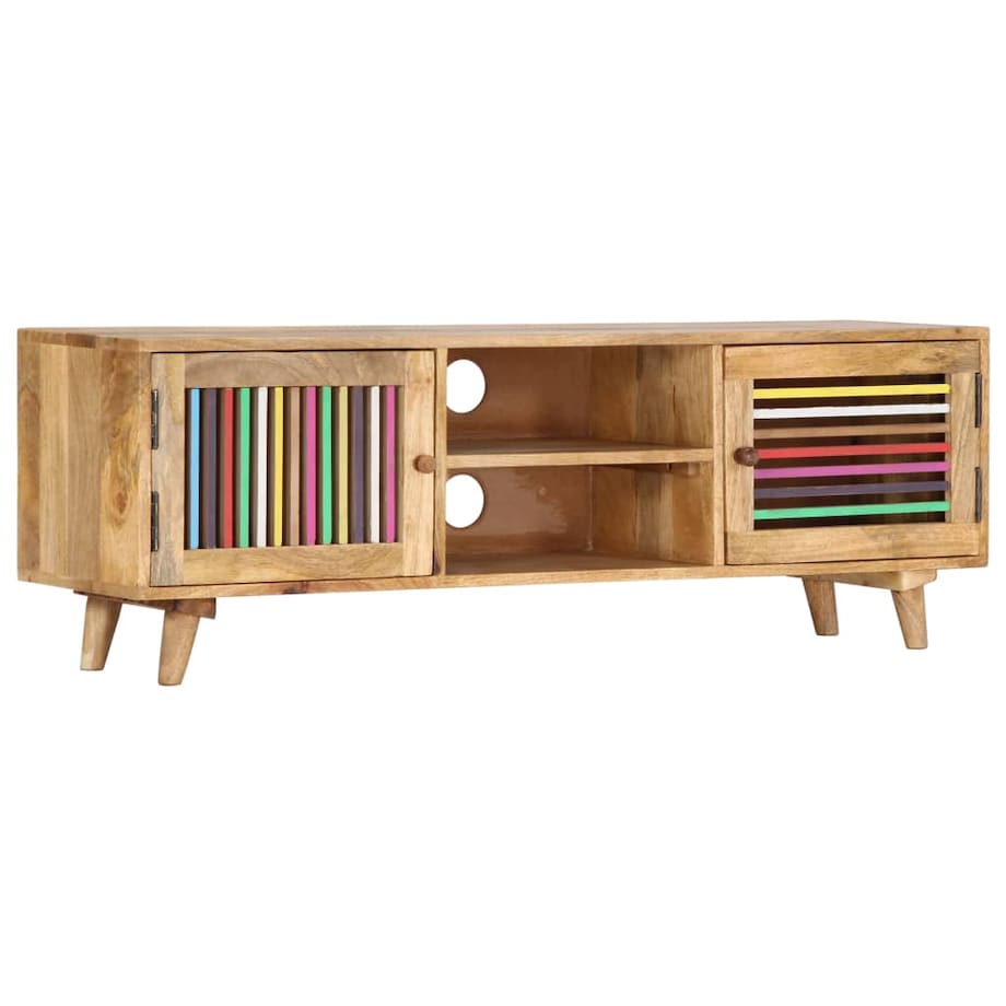 vidaXL Szafka pod TV, 120x30x40 cm, lite drewno mango