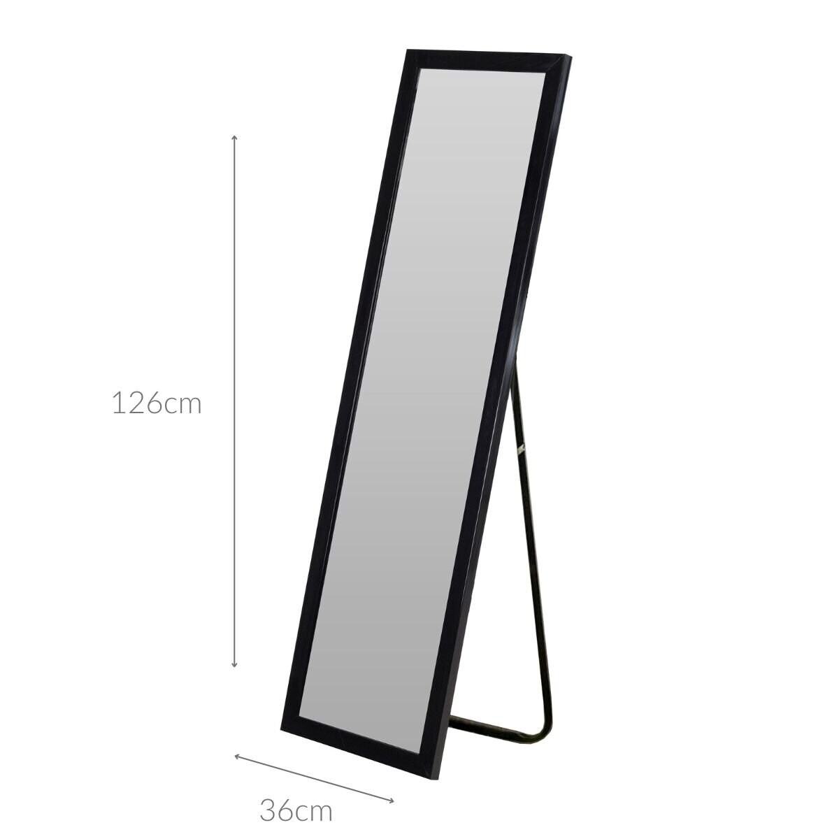 Lustro stojące prostokątne 126 cm