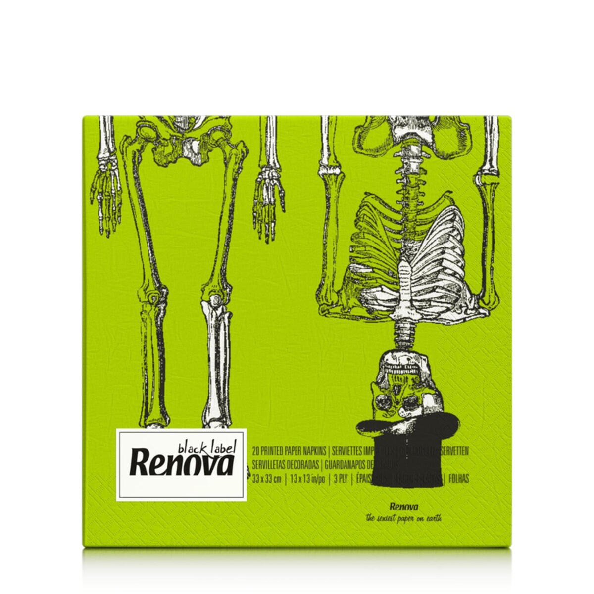 Serwetki stołowe Renova Szkieletor 20 szt