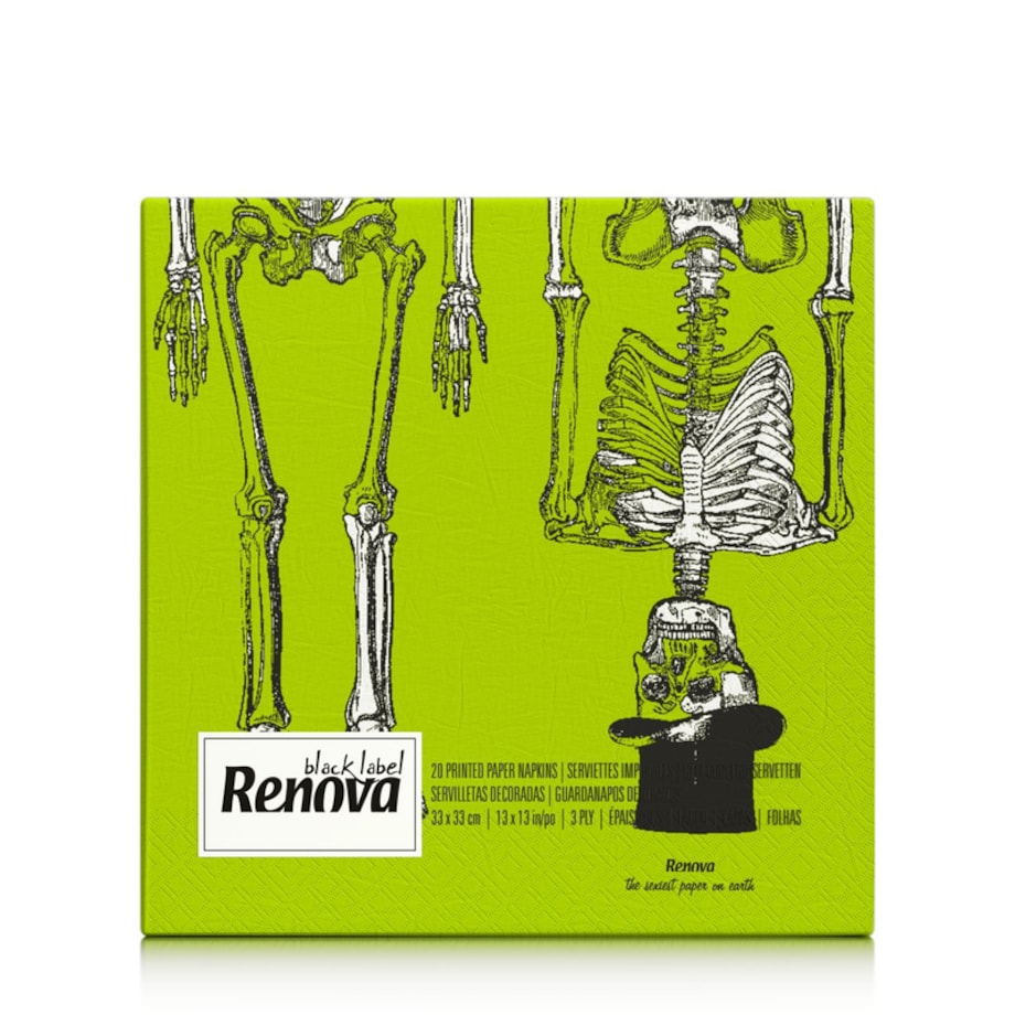 Serwetki stołowe Renova Szkieletor 20 szt