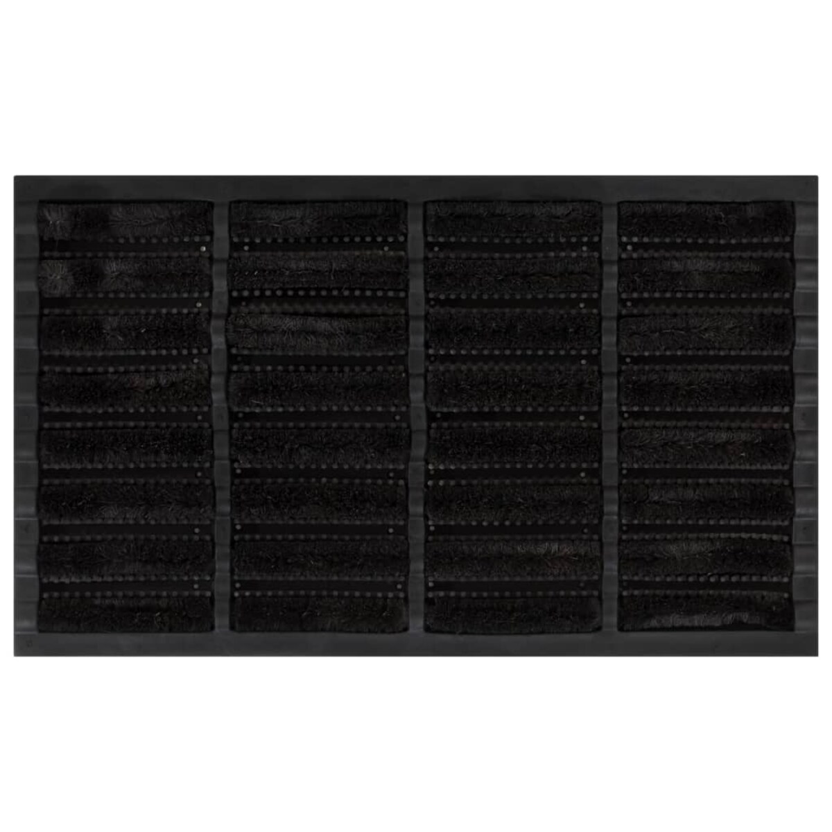 vidaXL Wycieraczka, prostokątna, 45x75 cm, guma i włókno kokosowe