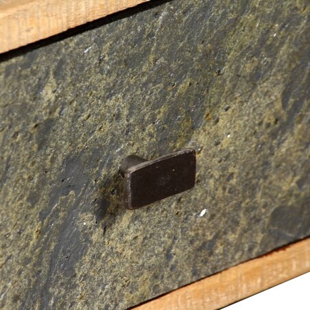 vidaXL Stolik kawowy, drewno tekowe z odzysku, 90 x 65 x 40 cm