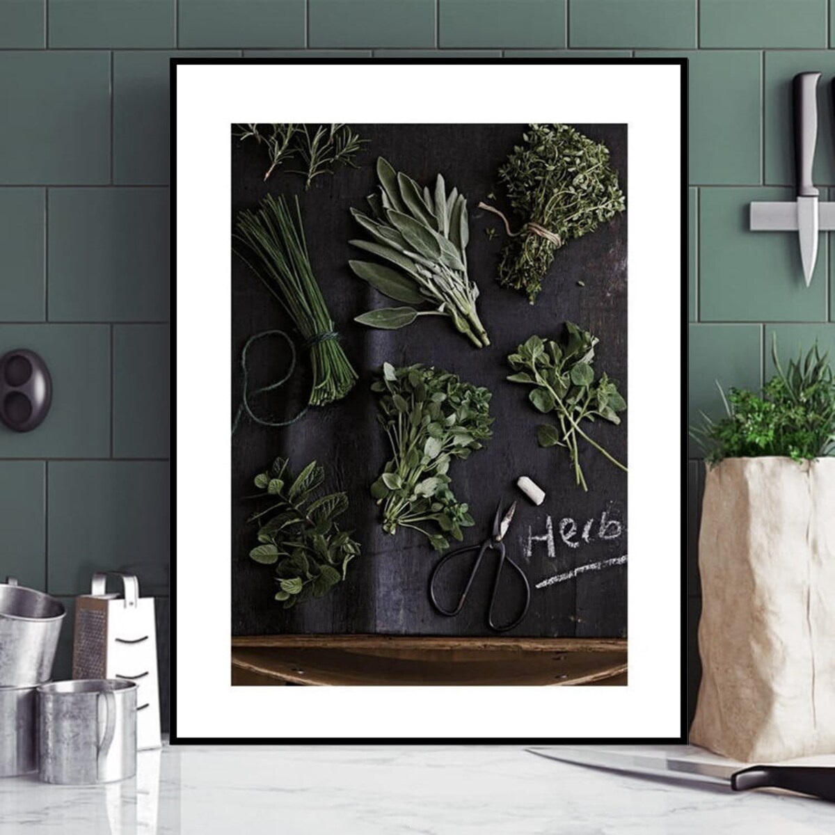 Poster Story, Plakat, Obraz - Świeże Zioła No2, wymiary 50 x 70 cm