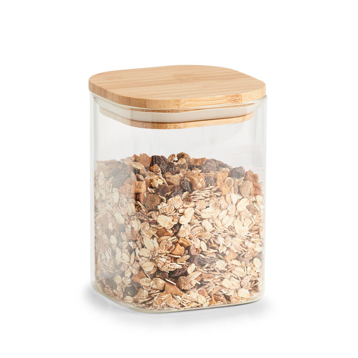 Kwadratowy słoik ze szczelnym wieczkiem, 900 ml