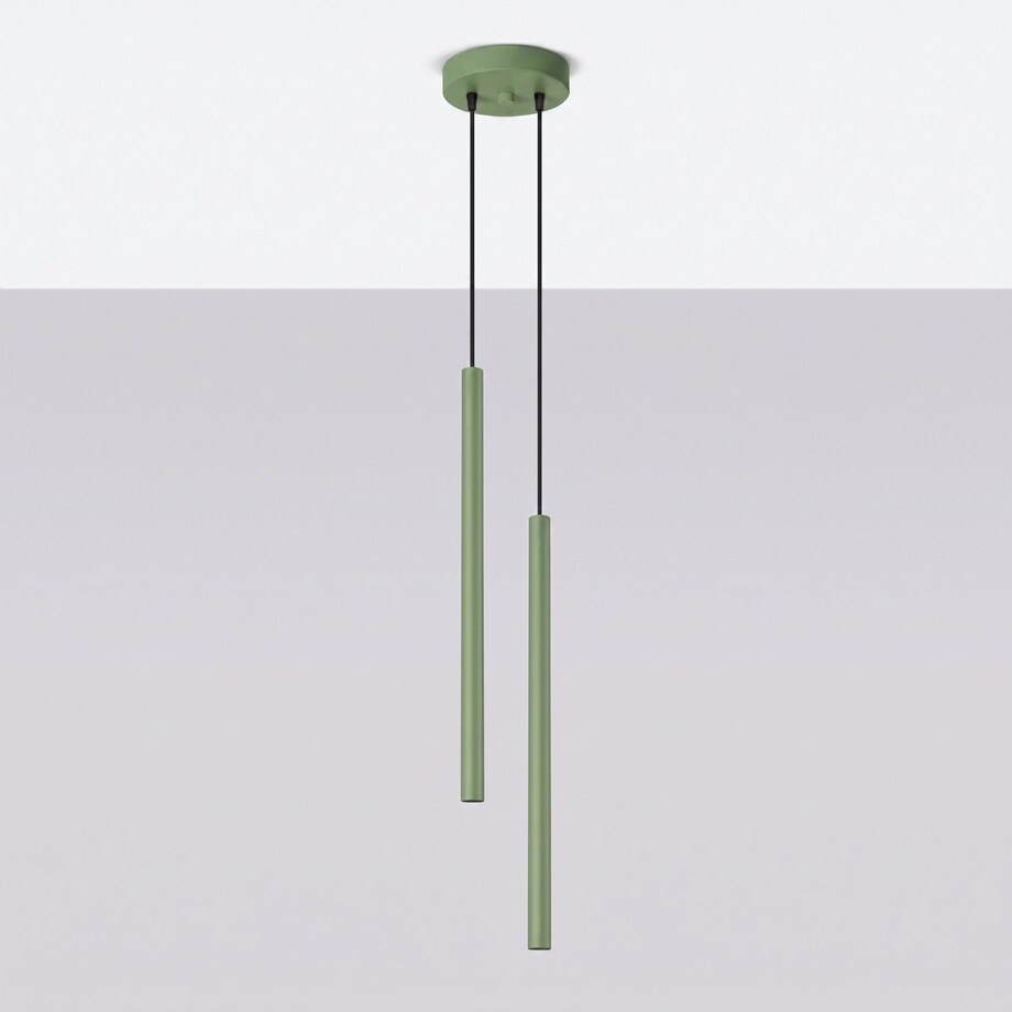Lampa wisząca PASTELO 2 szałwiowa