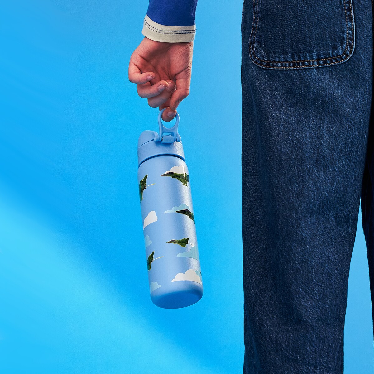 Butelka ION8 Single Wall I8SS600PBJETS Fighter Jets