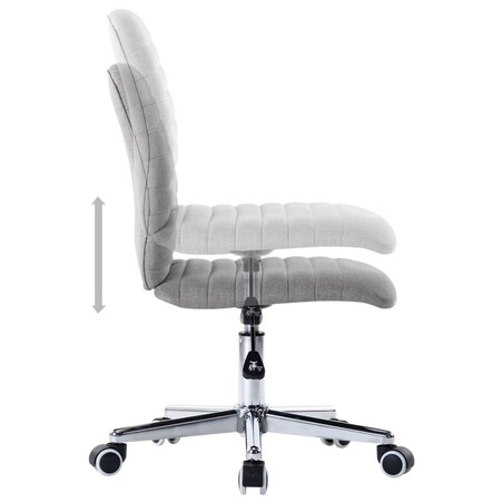 vidaXL Krzesła stołowe, 6 szt., jasnoszare, tapicerowane tkaniną