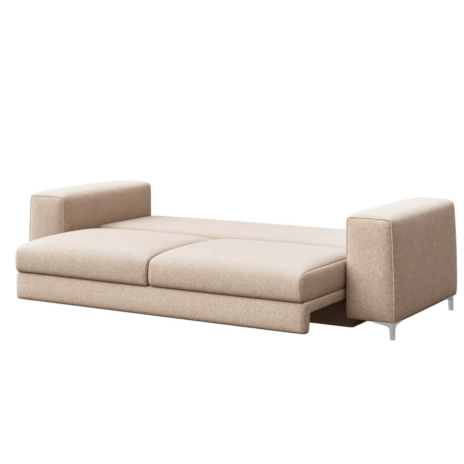 Sofa 3 osobowa Rene rozkładana jasno beżowa - szybka dostawa